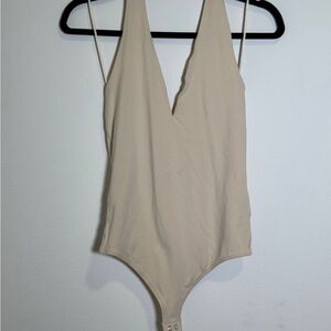 Elegant Cream Bodysuit for Women